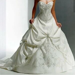 Maggie Sottero Mona Lisa Wedding Ball Gown Dress Ivory